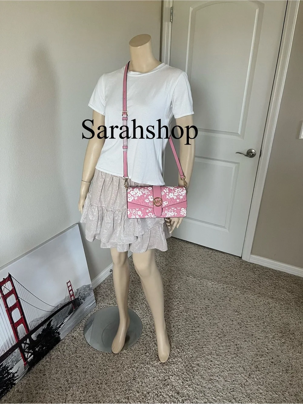 🌼Michael Kors Greenwich medium flap shoulder bag